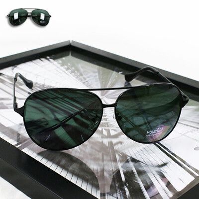 『SMR』高檔太陽眼鏡《707010》-黑框綠灰色