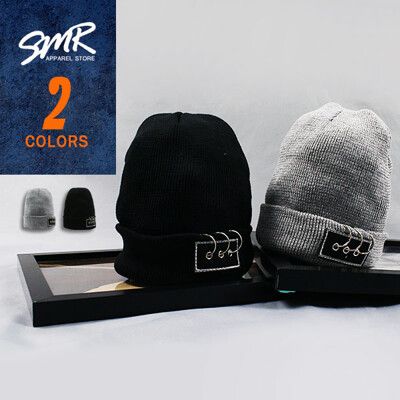 『SMR』3環素毛帽-潮流穿搭款-2色任選《9971-336》