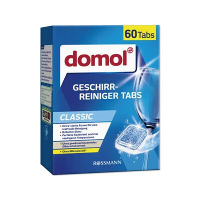 德國Domol-洗碗機專用強效洗碗清潔錠60入/盒 (各款洗碗機皆適用)