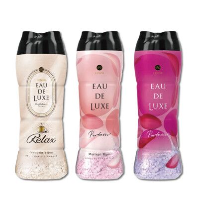 日本P&G Lenor蘭諾-Eau de Luxe法式奢華頂級12週衣物芳香顆粒香香豆520ml/瓶