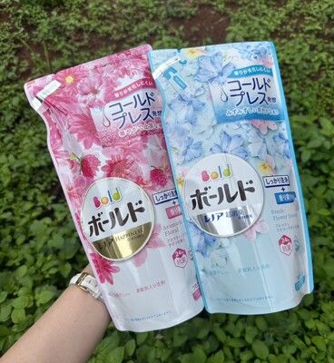 誠世集 日本原裝 P&G 香氛 柔軟洗衣精 補充包 桂花 櫻花 粉 藍 475g 洗衣精