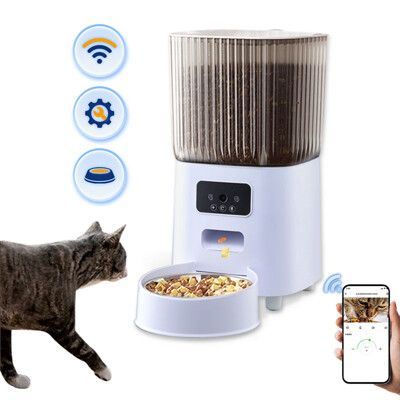 FL9 寵物餵食機 自動餵食器 雙向語音 附不鏽鋼碗 自動餵食器 遠端餵食器 定時定量 多餐餵食