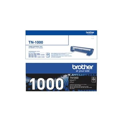 Brother TN-1000 原廠黑色碳粉匣｜適用：HL-1110、1210W、1910W