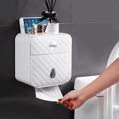 【STAR CANDY】壁掛紙巾盒 衛生紙置物架 廁所置物架 浴室置物架 衛生紙盒 面紙盒 衛生紙架