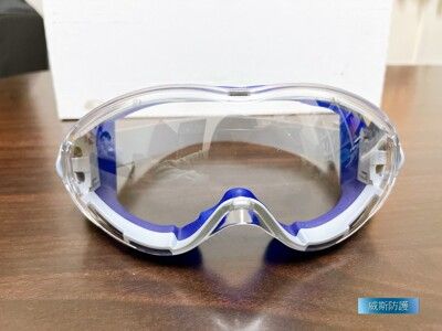 【威斯防護】德國品牌uvex 9302236抗化學、雙面防霧、防塵護目鏡 安全眼鏡  (矽膠頭帶)