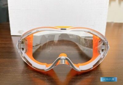 【威斯防護】德國品牌uvex 9302235抗化學、雙面防霧、防塵護目鏡 安全眼鏡 (矽膠頭帶)