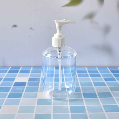 【美的空間】透明素面圓形乳液分裝瓶-240ml