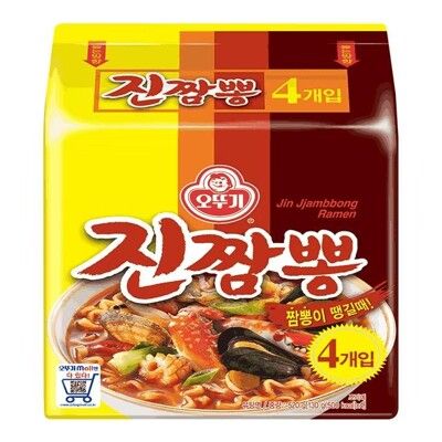《 韓國不倒翁 OTTOGI》金螃蟹海鮮拉麵4包入