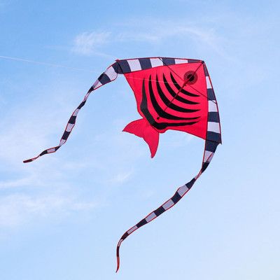 熱帶魚造型彩色風箏(118*205)(全配/附150米輪盤線)【888便利購】