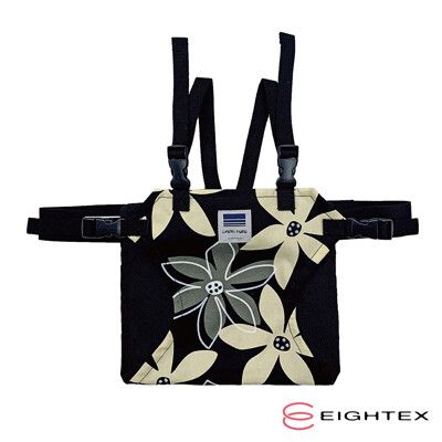日本Eightex-日製攜帶型座椅安全帶(花樣黑)