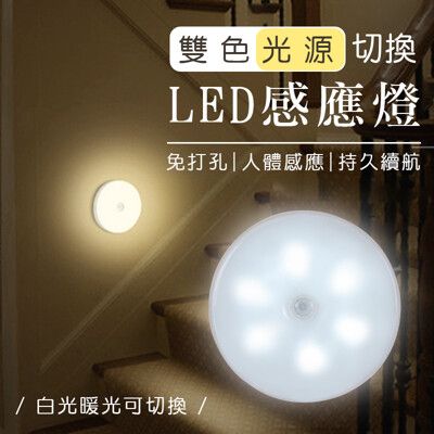 雙色光源切換LED感應燈