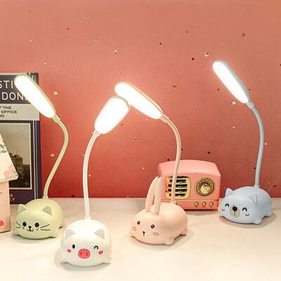 USB柔光萌寵LED檯燈