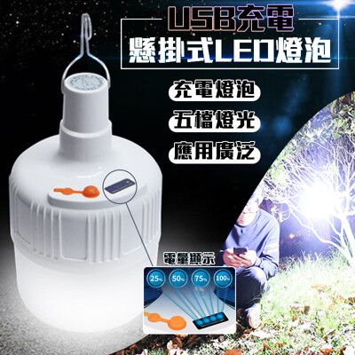 USB充電懸掛式LED燈泡