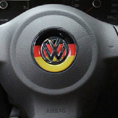 vw 方向盤logo裝飾貼 golf polo passat tiguan jetta bora