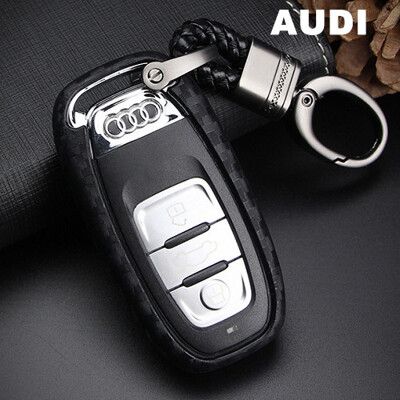 AUDI IKEY 碳纖鑰匙套  A1 A3 A4 A5 A7 Q2 Q3 Q5 Q7 AVANT