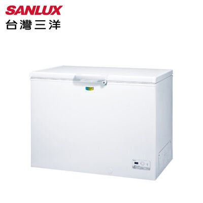 含基本安裝 【SANLUX台灣三洋】SCF-V338GE 332L上掀式變頻冷凍櫃