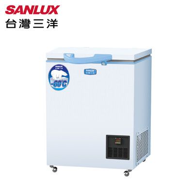 含基本安裝【SANLUX台灣三洋】TFS-100G 100公升 上掀式超低溫冷凍櫃