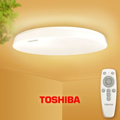 TOSHIBA和日3-4坪LED吸頂燈25W 遙控調光調色 天花板燈 國際版