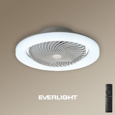 億光EVERLIGHT 40W 360度 循環風扇 LED 調光調色遙控吸頂燈