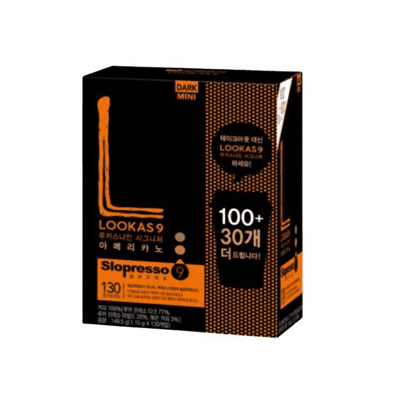 韓國 Lookas9 美式咖啡 1.15g×130T/盒