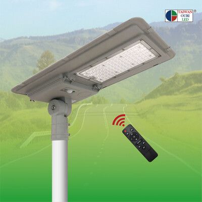 【台灣歐日光電】LED一體式太陽能路燈 工程款 30W 附遙控器