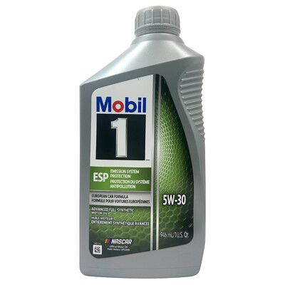 Mobil 1 ESP 5W-30 全合成汽柴油引擎機油 1Qt 美國版