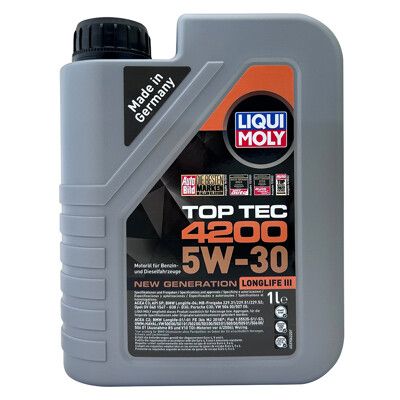 LIQUI MOLY TOP TEC 4200 5W30 全合成機油 長效型 DPF/SCR適用