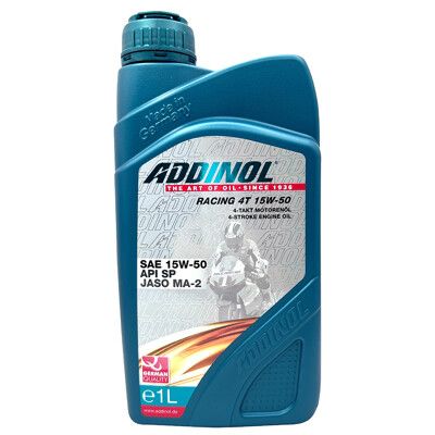 ADDINOL RACING 4T 15W50 合成機油 專為高性能四行程摩托車設計