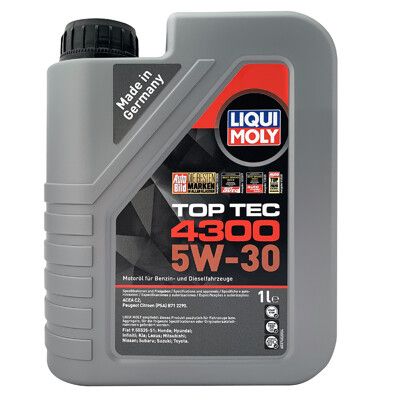 LIQUI MOLY TOP TEC 4300 5W30 日系車 全合成機油 DPF/SCR適用