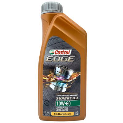 Castrol EDGE Tit 10W60 SUPERCAR 全合成機油 賽車機油