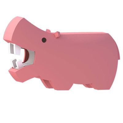 【HALFTOYS】3D動物樂園：河馬（HIPPO）STEAM教育玩具