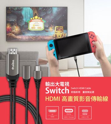 Switch HDMI 高畫質影音傳輸線