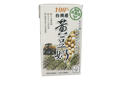 【產銷履歷】國產豆奶 黃豆微糖 250ml - 吉屋商行Geo All