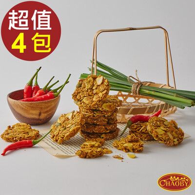 【超比食品】纖女系燕麥脆片-泰式綠咖哩風味(100g)