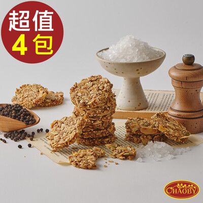 【超比食品】纖女系燕麥脆片-鹹香椒鹽(100g)
