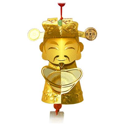 【黃金好神】財神公仔吊飾