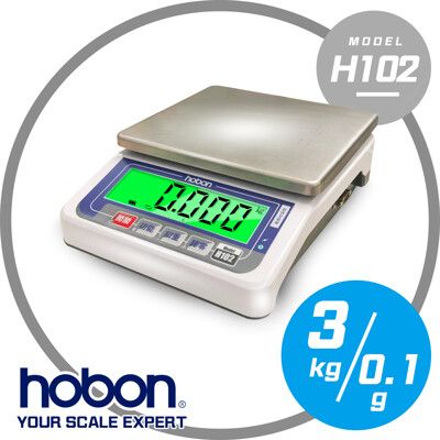 hobon 電子秤  H102-3kg 計重秤  磅秤 廚房烘焙專用秤 內建蓄電池