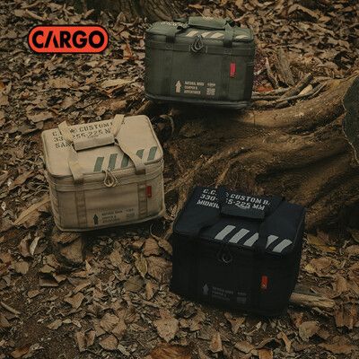 【CARGO】工業風裝備收納袋19L 軍綠/黑色/沙色 (悠遊戶外)