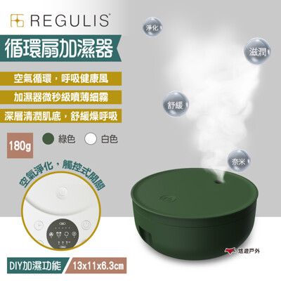 【REGULIS】循環扇加濕器 綠/白 (適用型號GN-P30) (悠遊戶外)