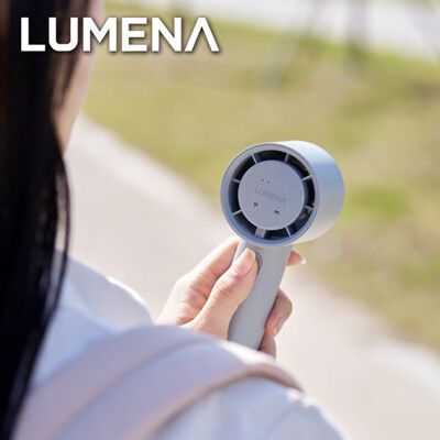 【N9 LUMENA】PRO JET USB充電式手持風扇 奶油白/奶茶棕/淺灰藍 (悠遊戶外)