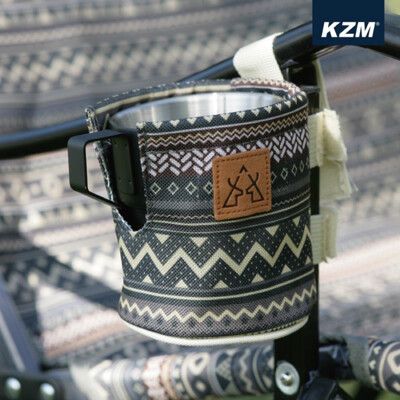 【 KZM】KAZMI 彩繪民族風保溫杯套 (悠遊戶外)