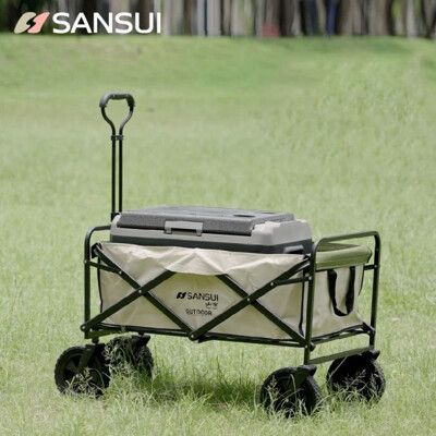 【SANSUI 山水】多用途戶外露營推車 SC-PC08 (悠遊戶外)