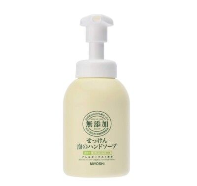 日本製【 MIYOSHI】 無添加 泡沫洗手乳 瓶裝 350ml  泡沫慕絲