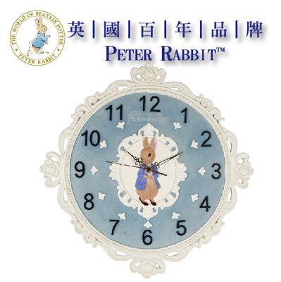 【比得兔】 比得兔古典風時鐘◆時鐘◆蕾絲◆造型◆浪漫◆原廠授權