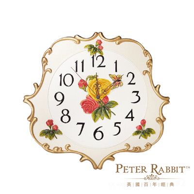 PETER RABBIT 彼得兔 比得兔ANNIES玫瑰壁鐘