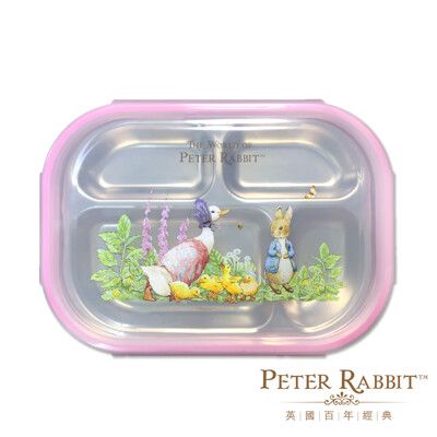 PETER RABBIT 彼得兔 比得兔經典圖案不鏽鋼食物保鮮盒