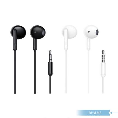 Realme原廠 真我Buds Classic 經典版 3.5mm 線控耳機【新品盒裝】