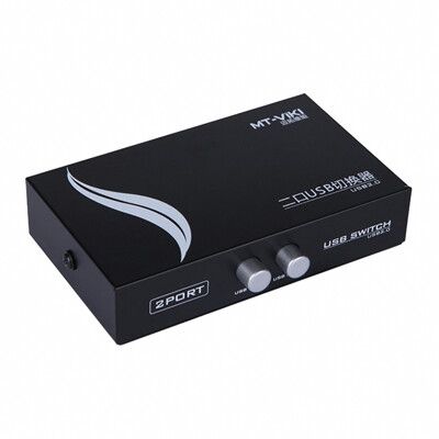 黑色 二對一 手動USB2.0 分享器 切換器(DS0001)