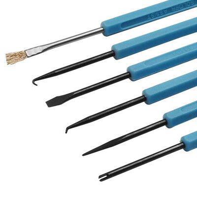 (格林)天藍色便攜IC焊接維修工具組(6入1組)