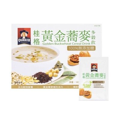 桂格 無糖黃金蕎麥多穀飲 28公克x50入/箱